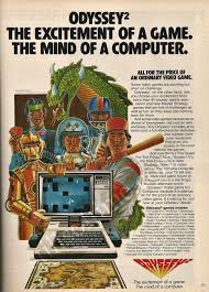 Pubblicità Magnavox Odyssey — catalogo accessori e giochi